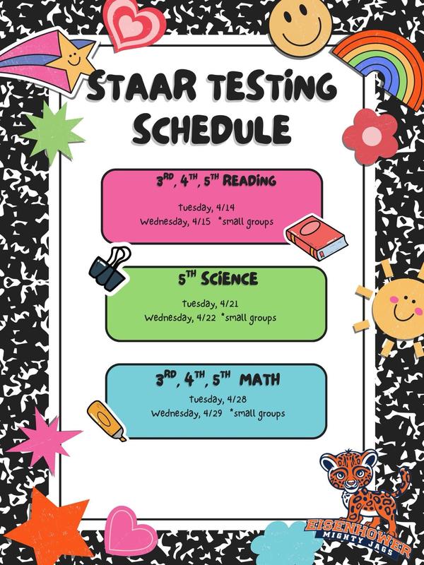 STAAR Testing Schedule