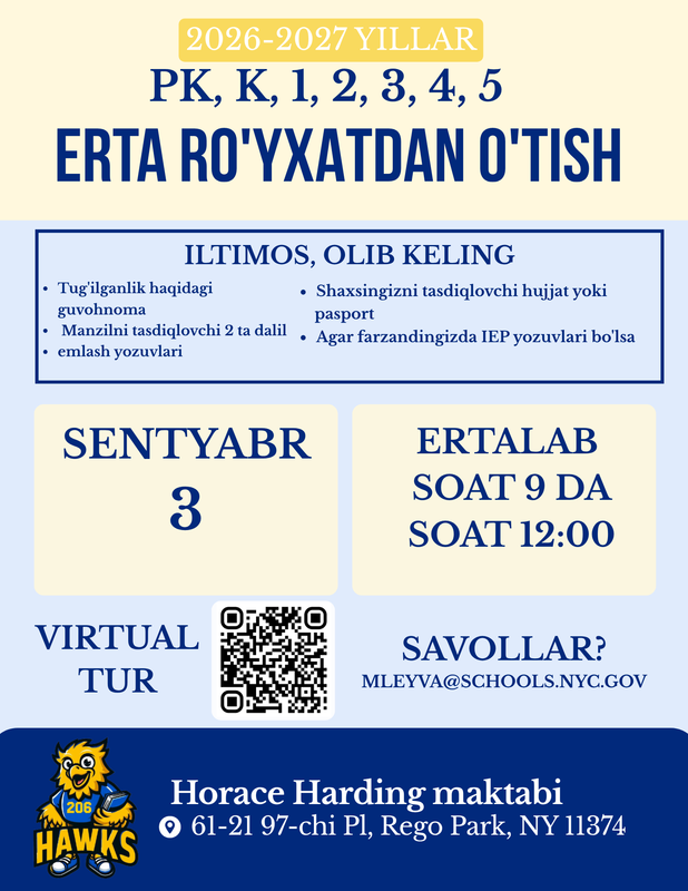 Registration Uzbek/O‘zbek