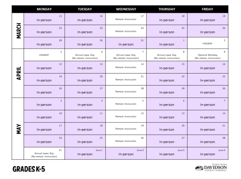 4TH QUARTER CALENDAR