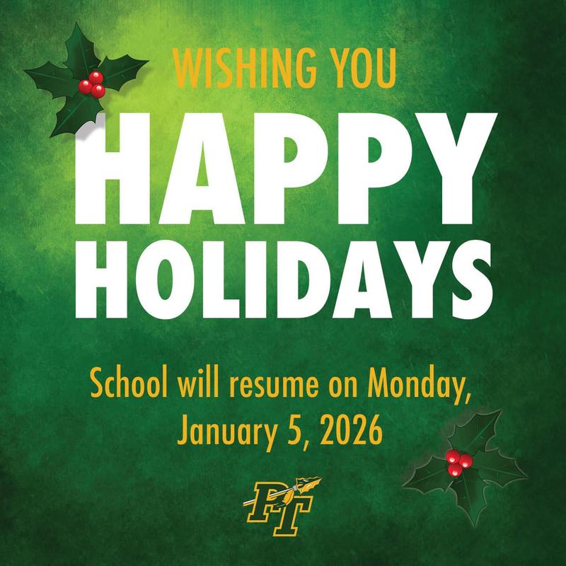 graphic that says classes will resume on Jan. 5, 2026