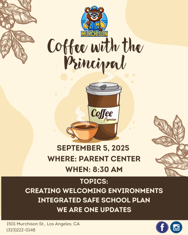 Coffee with the Principal