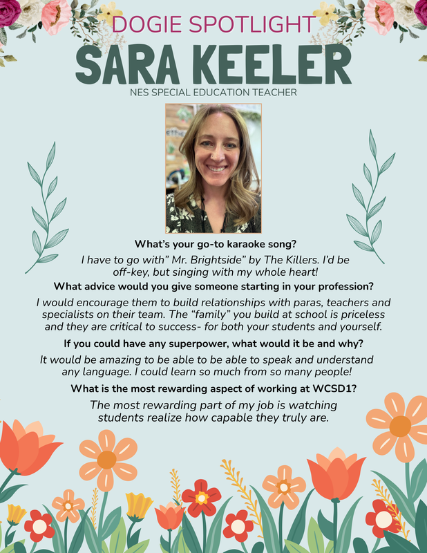 WCSD1 DOGIE SPOTLIGHT Featured Photo