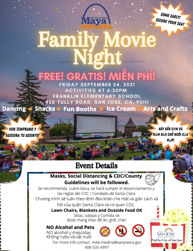 Outdoor Movie Night & Mobile Vaccination Clinic Thumbnail Image
