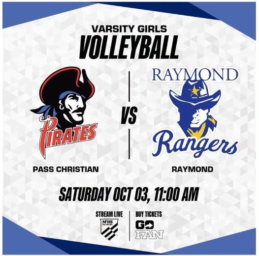 Update on Pass High volleyball round 1 of the playoffs. We will host Raymond at 11:00 am this Saturday