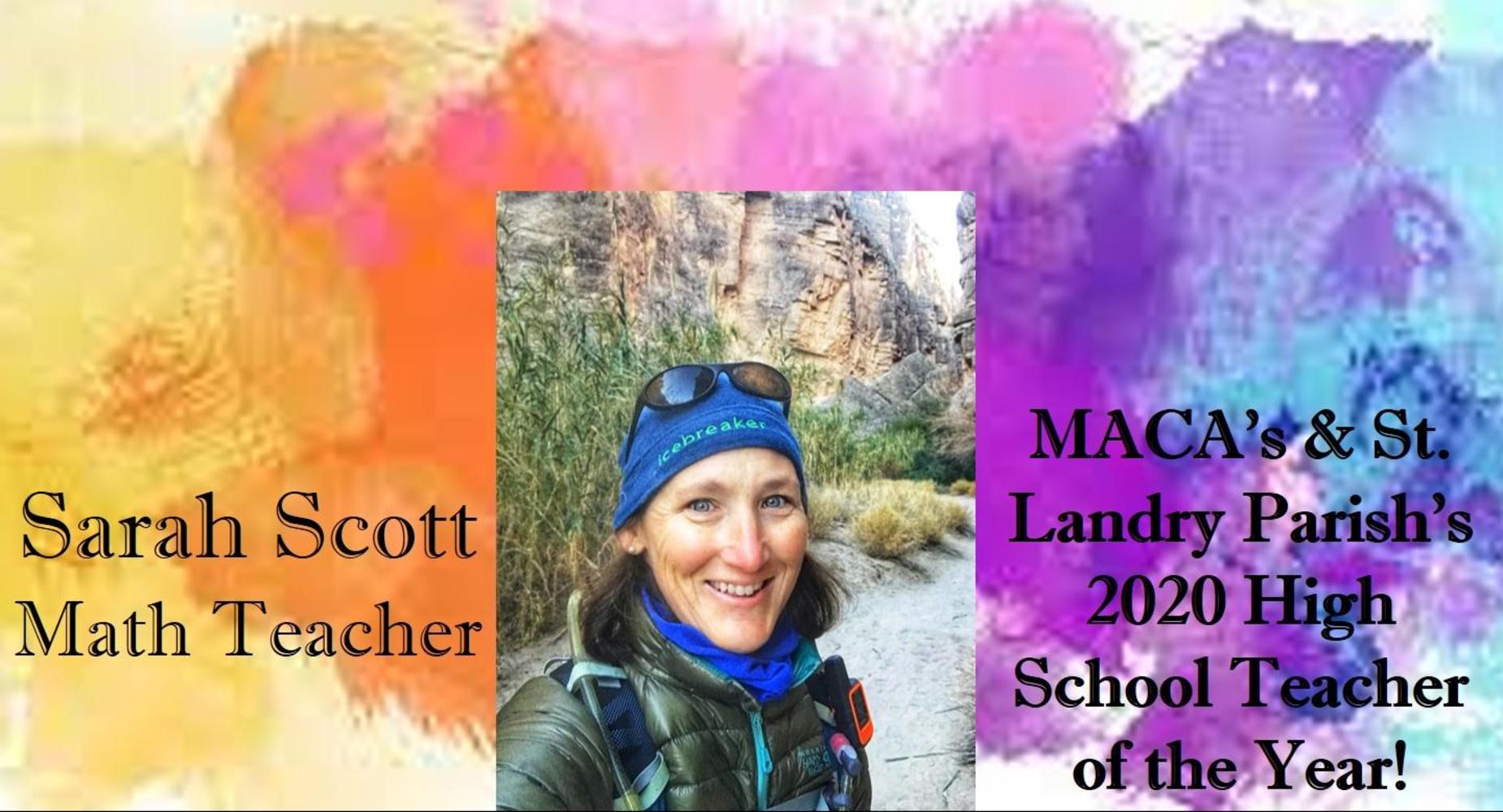 Ms. Scott - Teacher of the Year