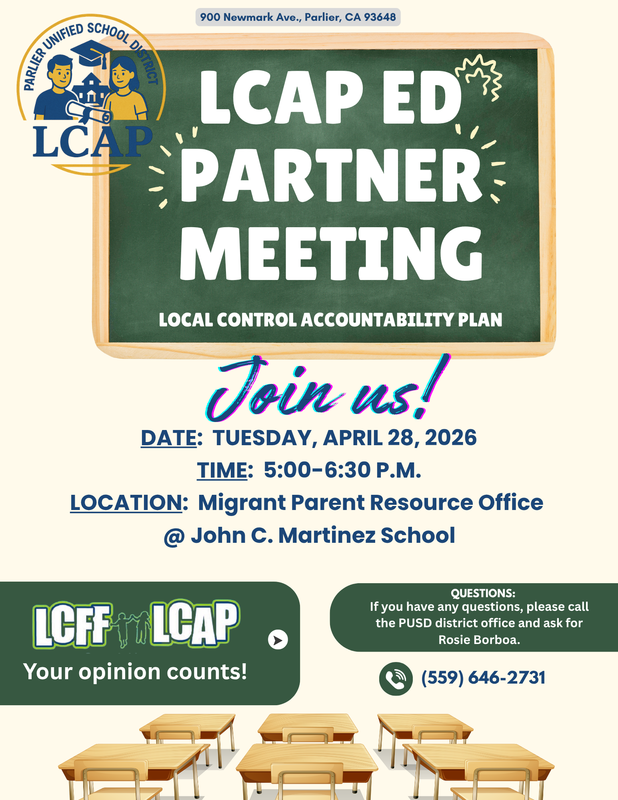 Your Community, Your Voice! LCAP Meeting Featured Photo