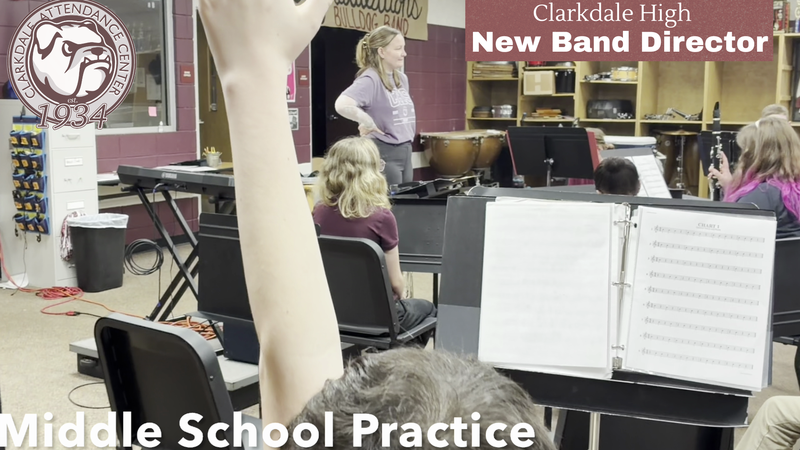 Clarkdale High New Band Director Graphic
