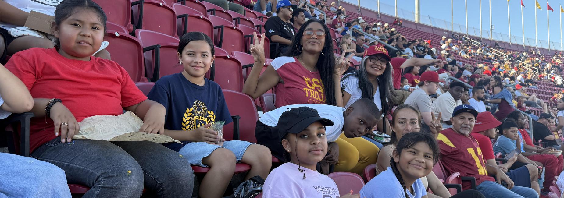 Ascot Elementary at the USC versus Georgia Southern University at the LA Coliseum, Saturday, September 6, 2025