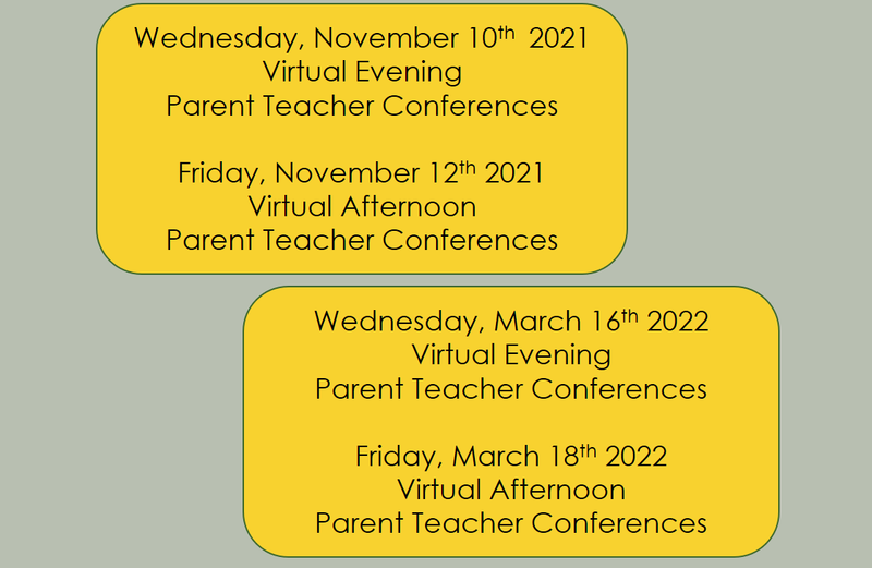 Parent Teacher Conferences 21-22