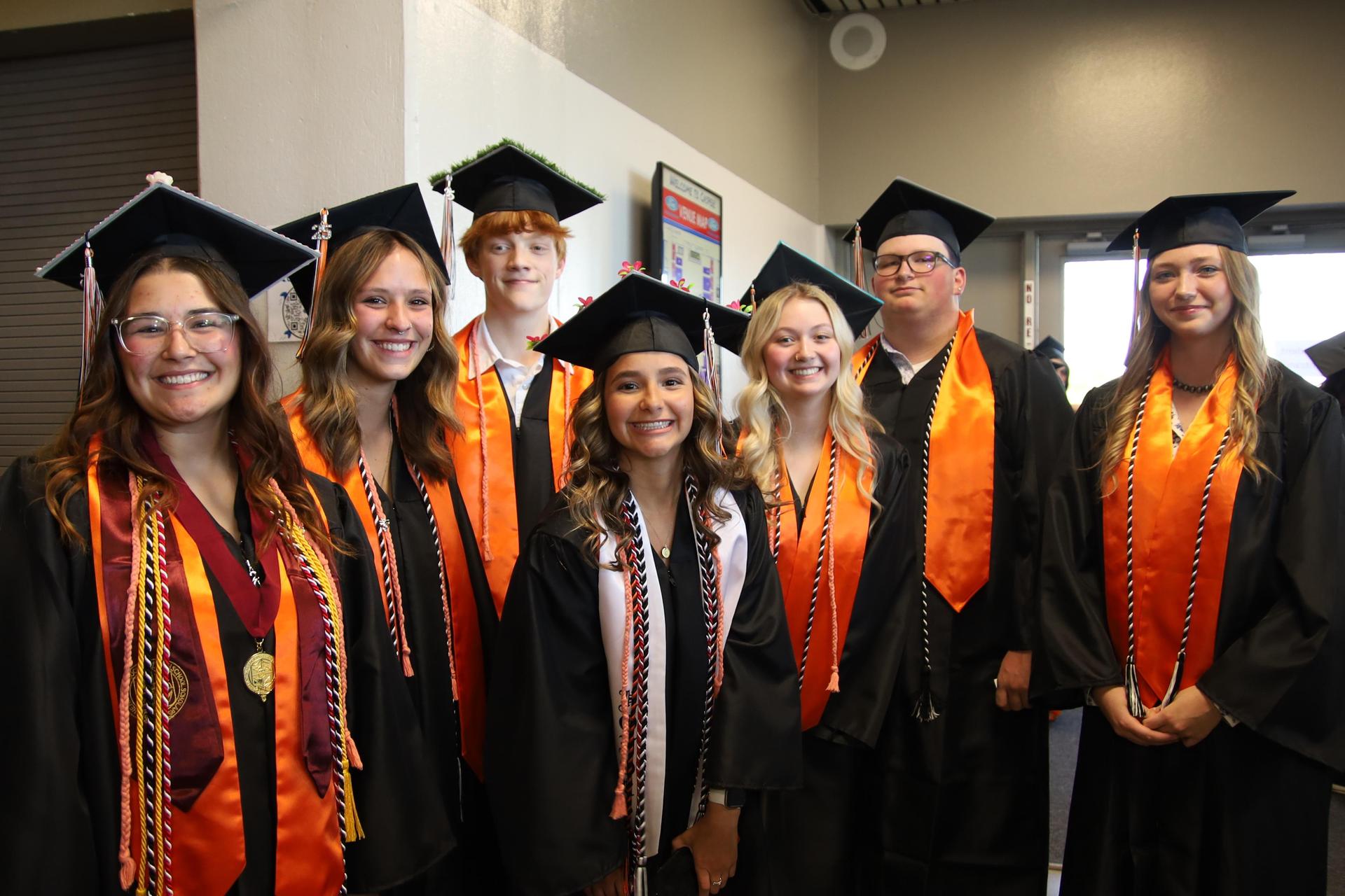 NCHS graduates smiling for the camera