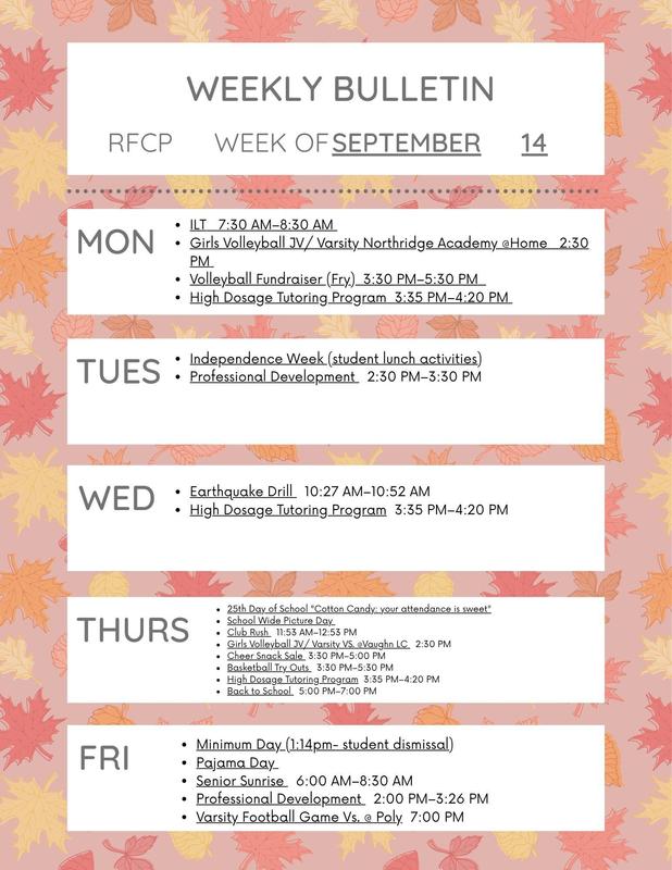 Weekly Bulletin