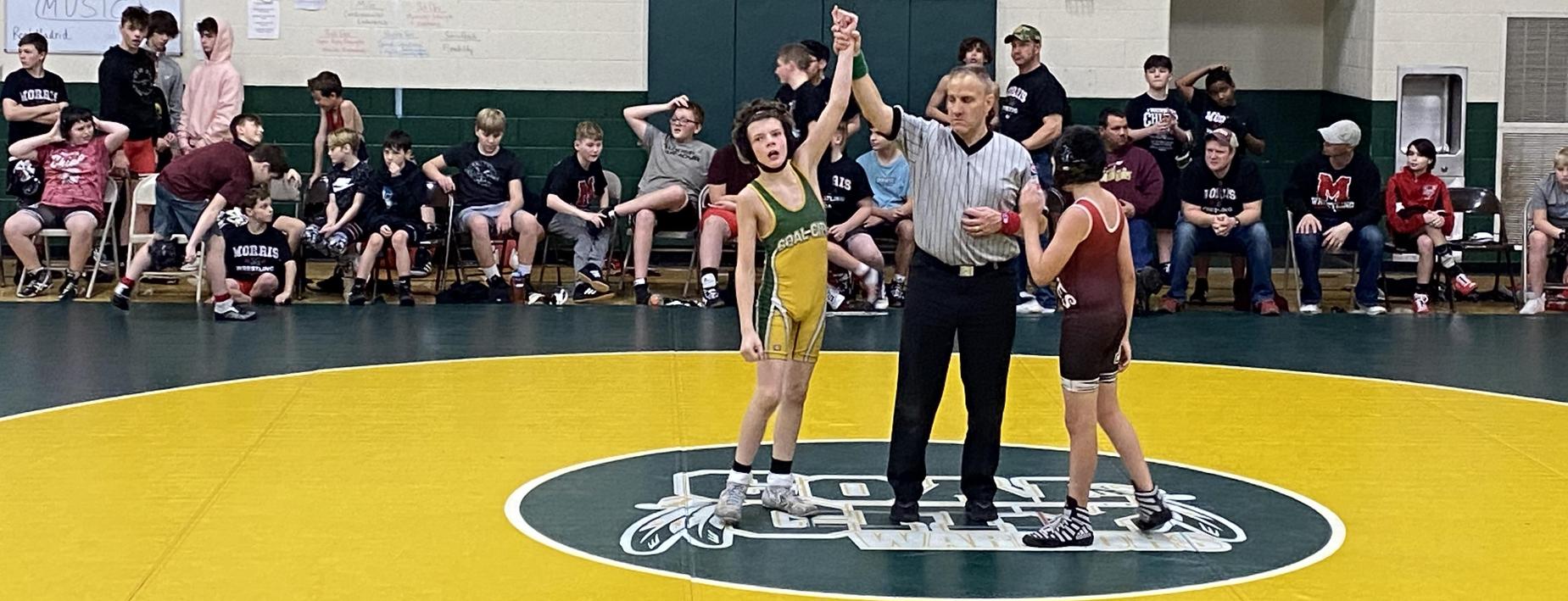 Middle school wrestler from 5th grade