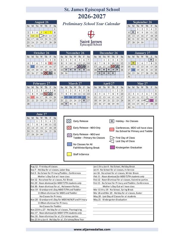St. James Board Approves Academic Calendars for 26-27 and 27-28 School Years