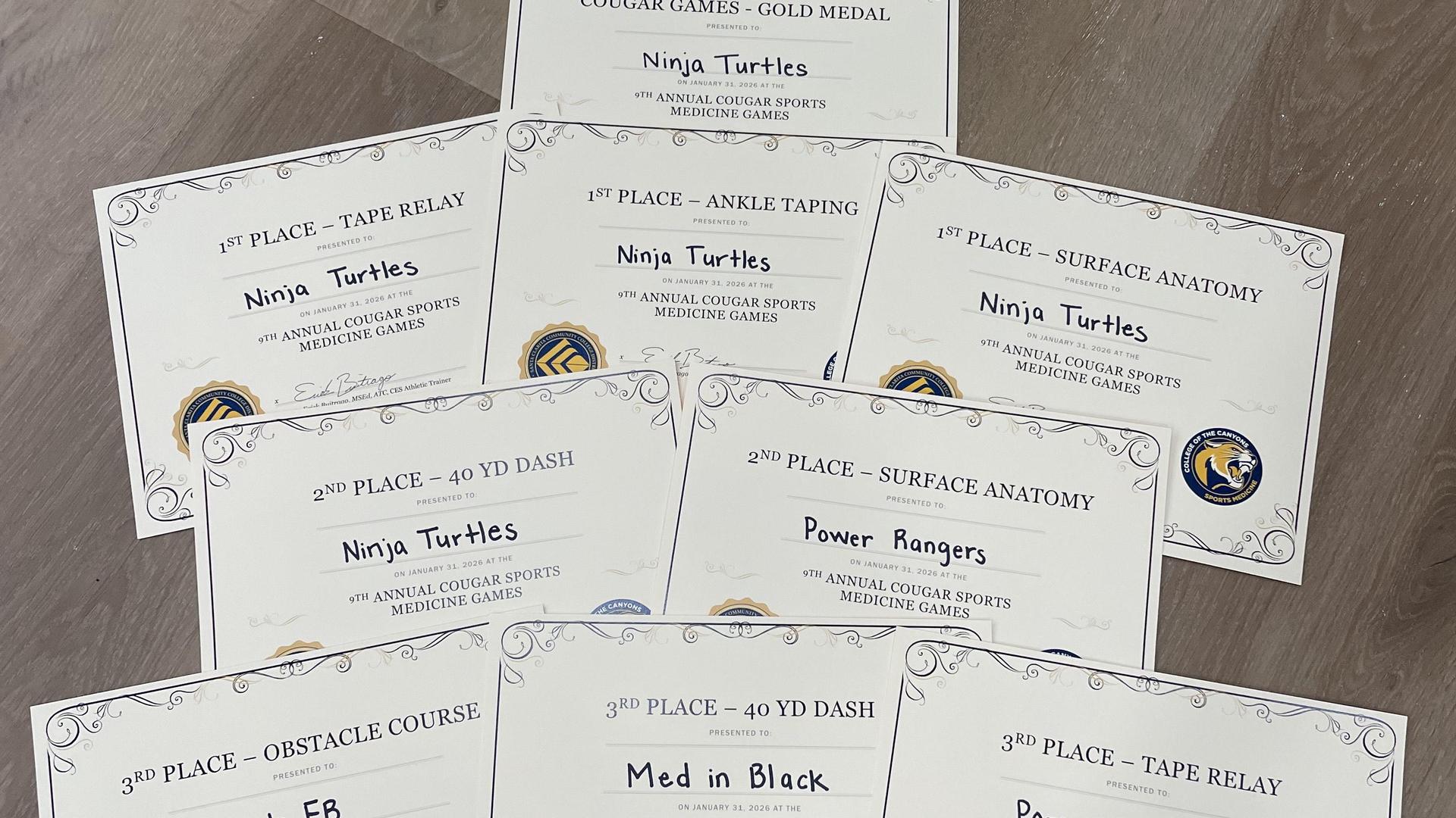 Hart's Sports Med Haul at 9th Annual COC Sports Med Games