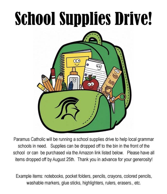 school supplies drive