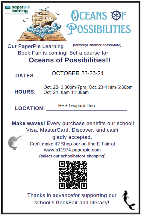 HES Fall Bookfair Featured Photo
