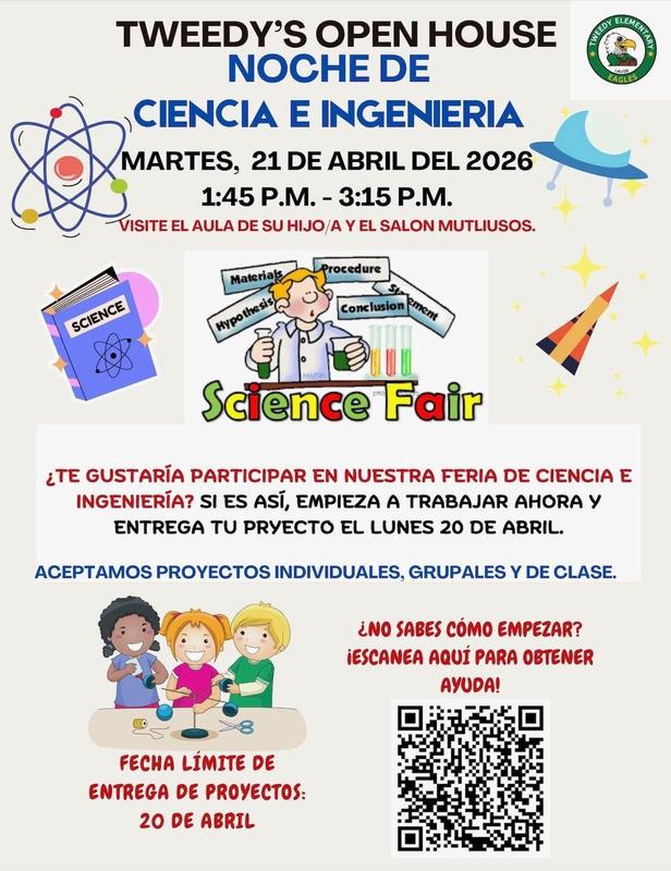 Science fair flyer English