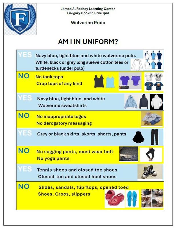 Wolverine Pride Dress Code 2025-2026