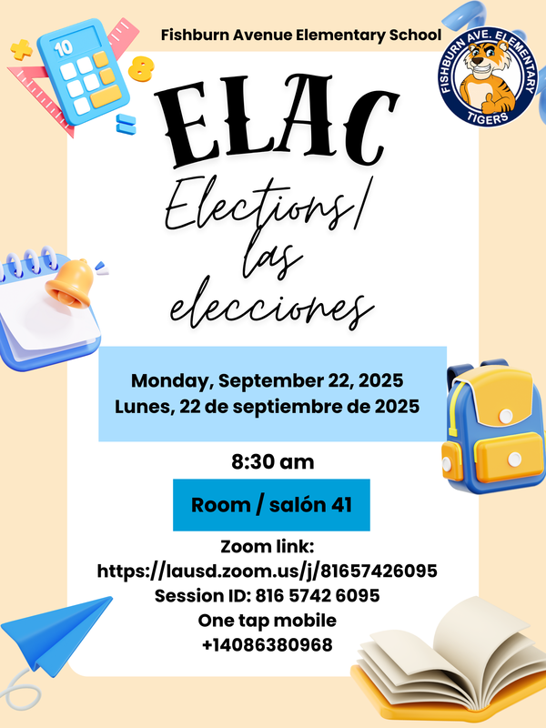 ELAC officer election