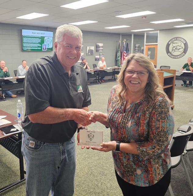 May MVP, Mrs. Sherri Kirk