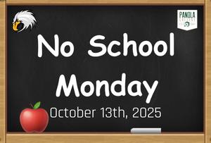 No School 10-13-2025