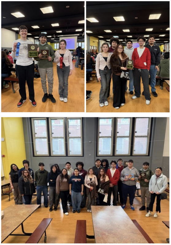 The Hancock Math Team pose