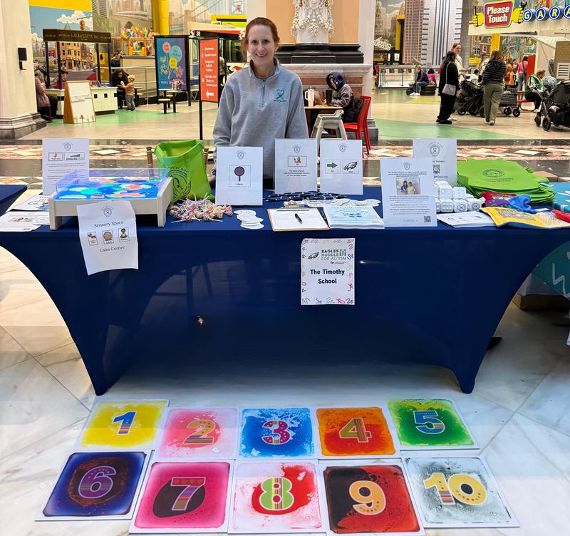 Table at EAF Huddle up for Autism