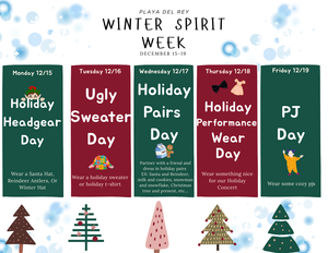 winter spirit week