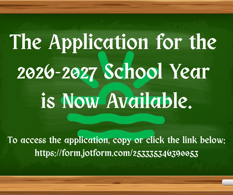 Open Enrollment Application for the 2026-2027 School Year is Now Available