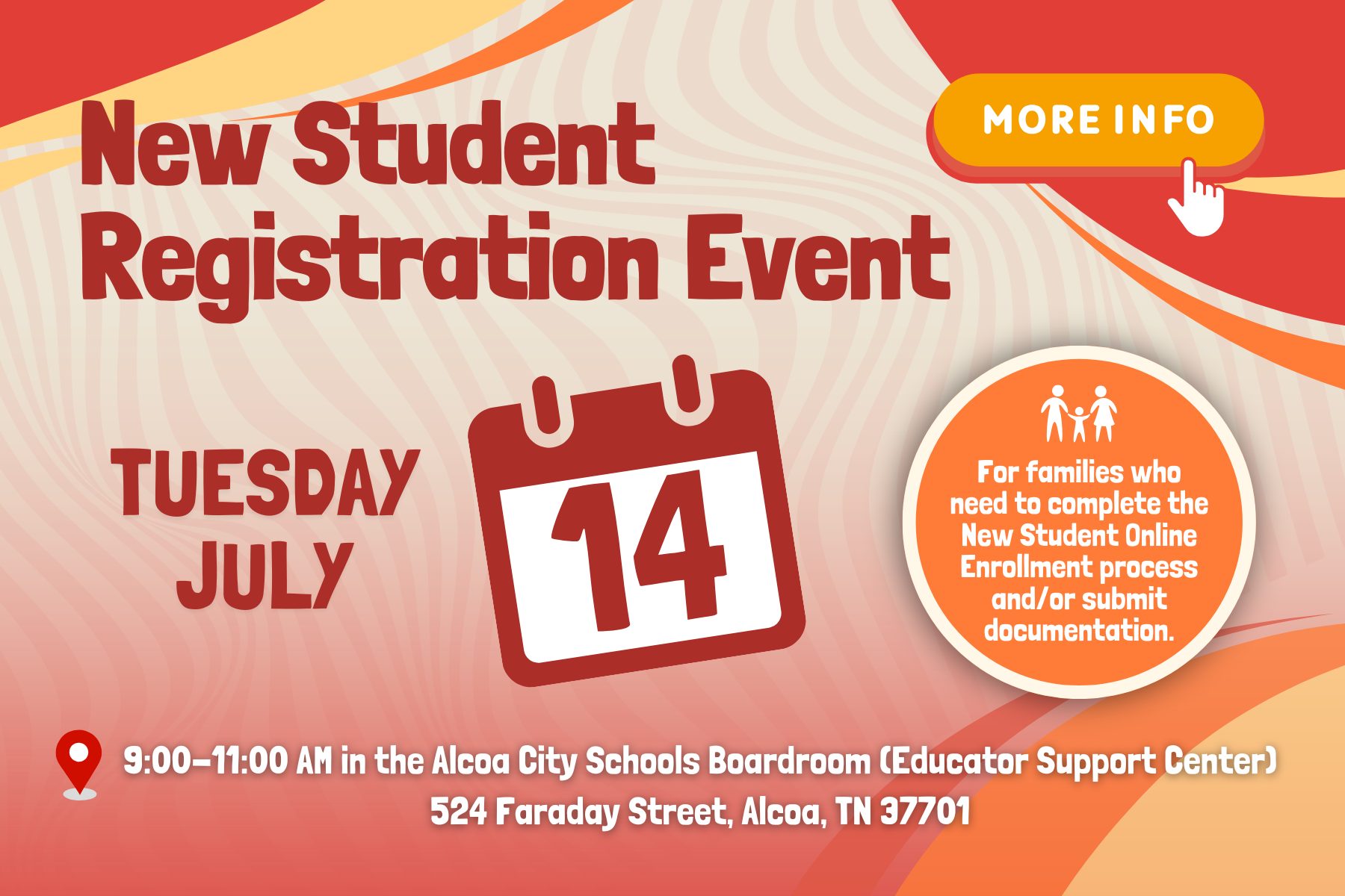 New Student Registration Event