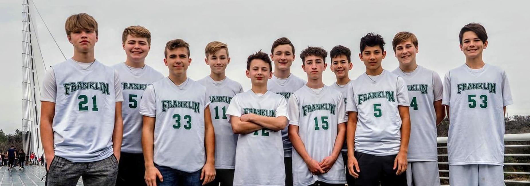 8th grade boys basketball team