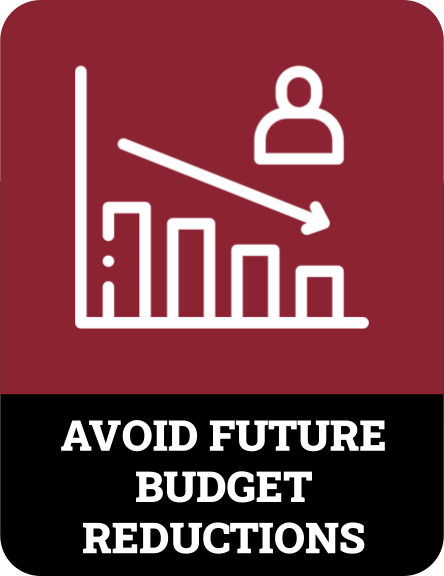 avoid future budget reductions