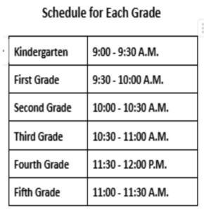 pumpkin patch schedule