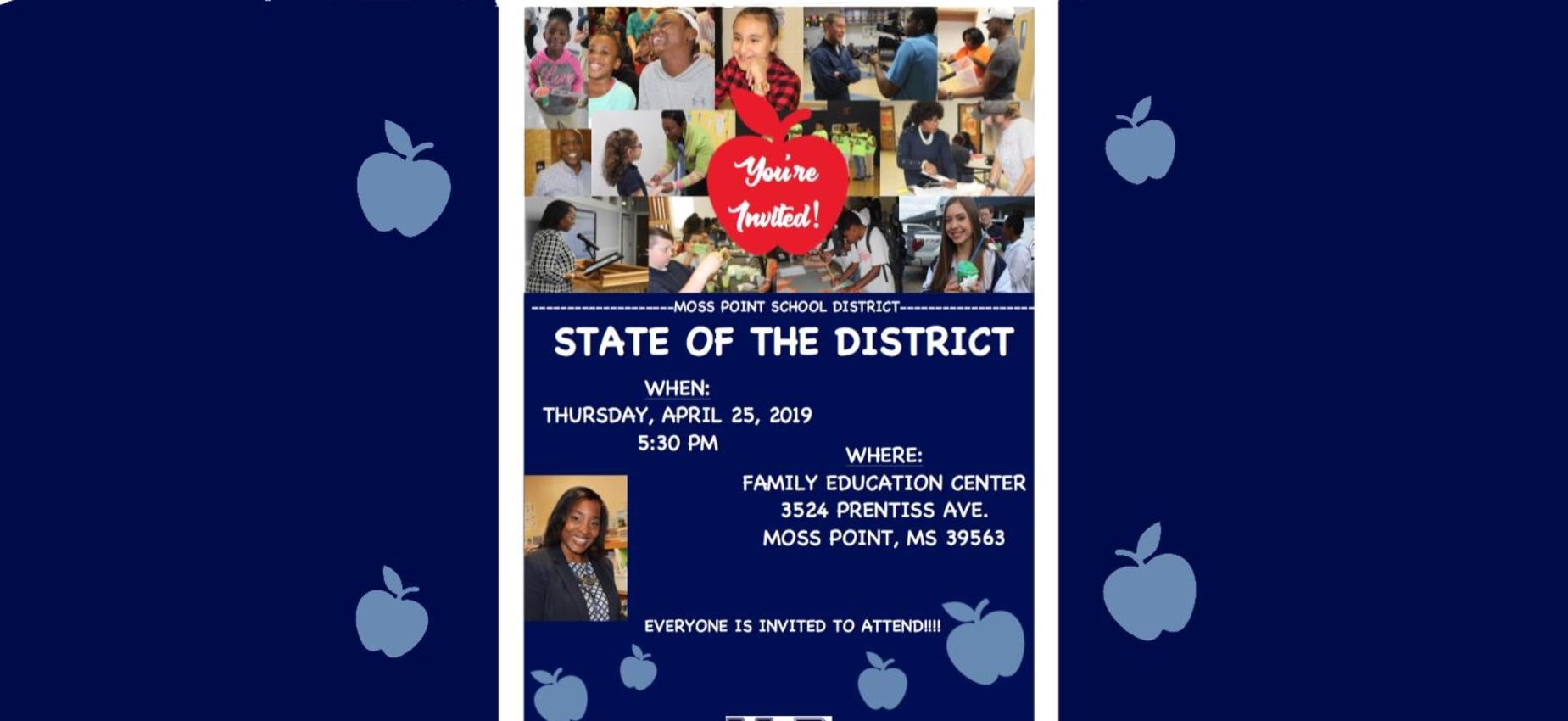 state of district banner