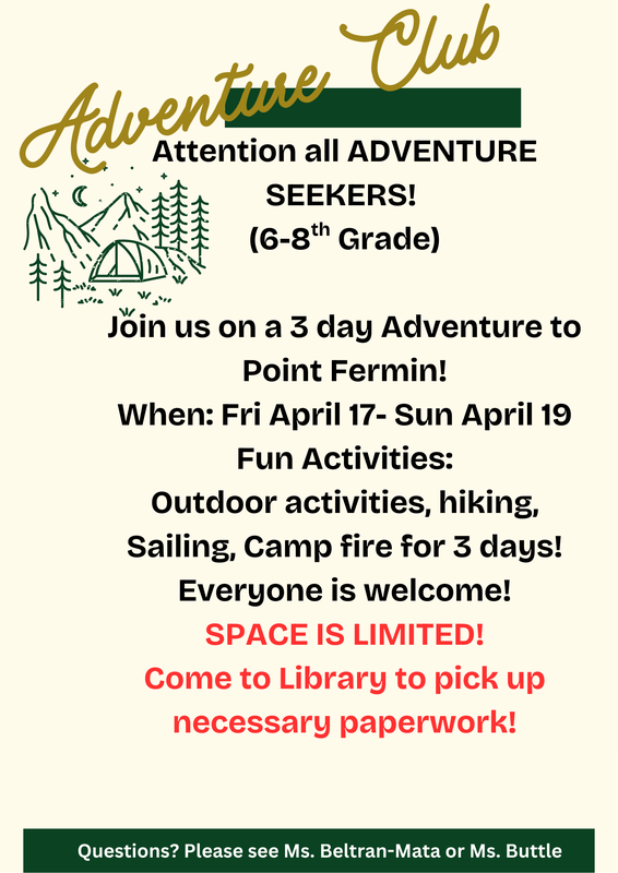Adventure Club Flyer