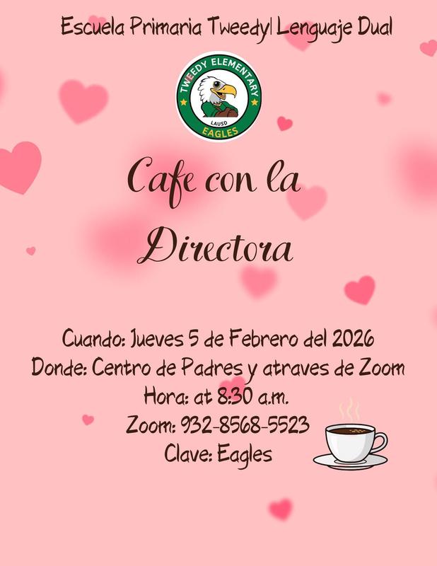 Coffee with the principal