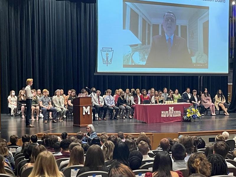 Harold P. Griffith Chapter MHS National Honor Society Induction Featured Photo