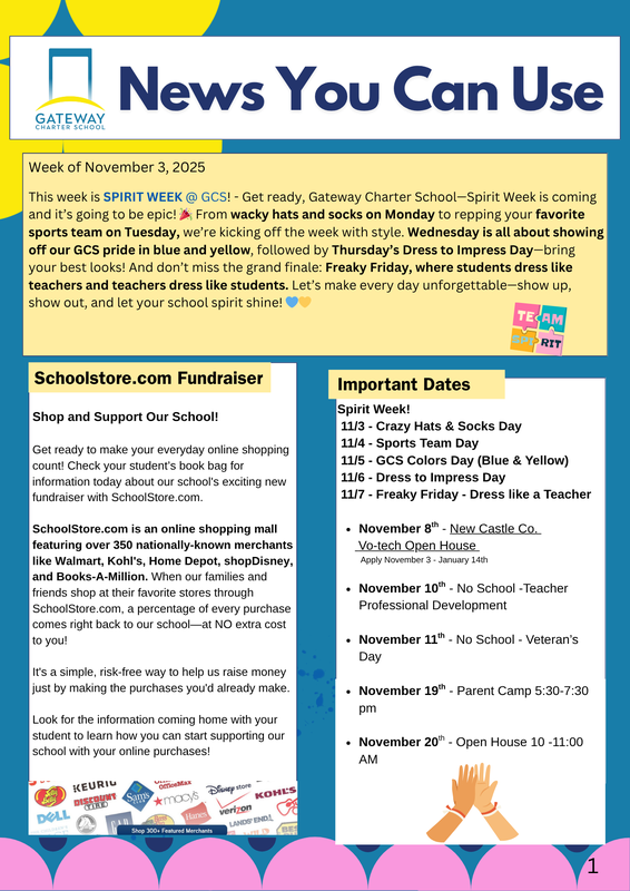 News You Can Use - November 3, 2025 Featured Photo