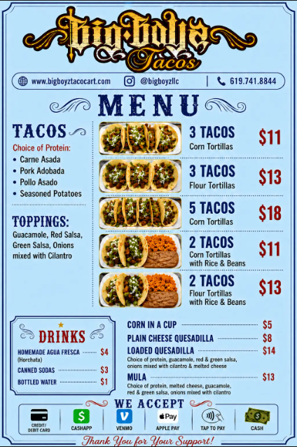 BTSN Food Flyer