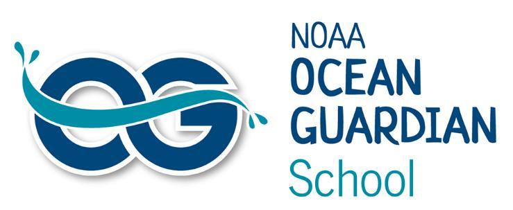 Logo featuring the letters OG and text NOAA OCEAN GUARDIAN School.