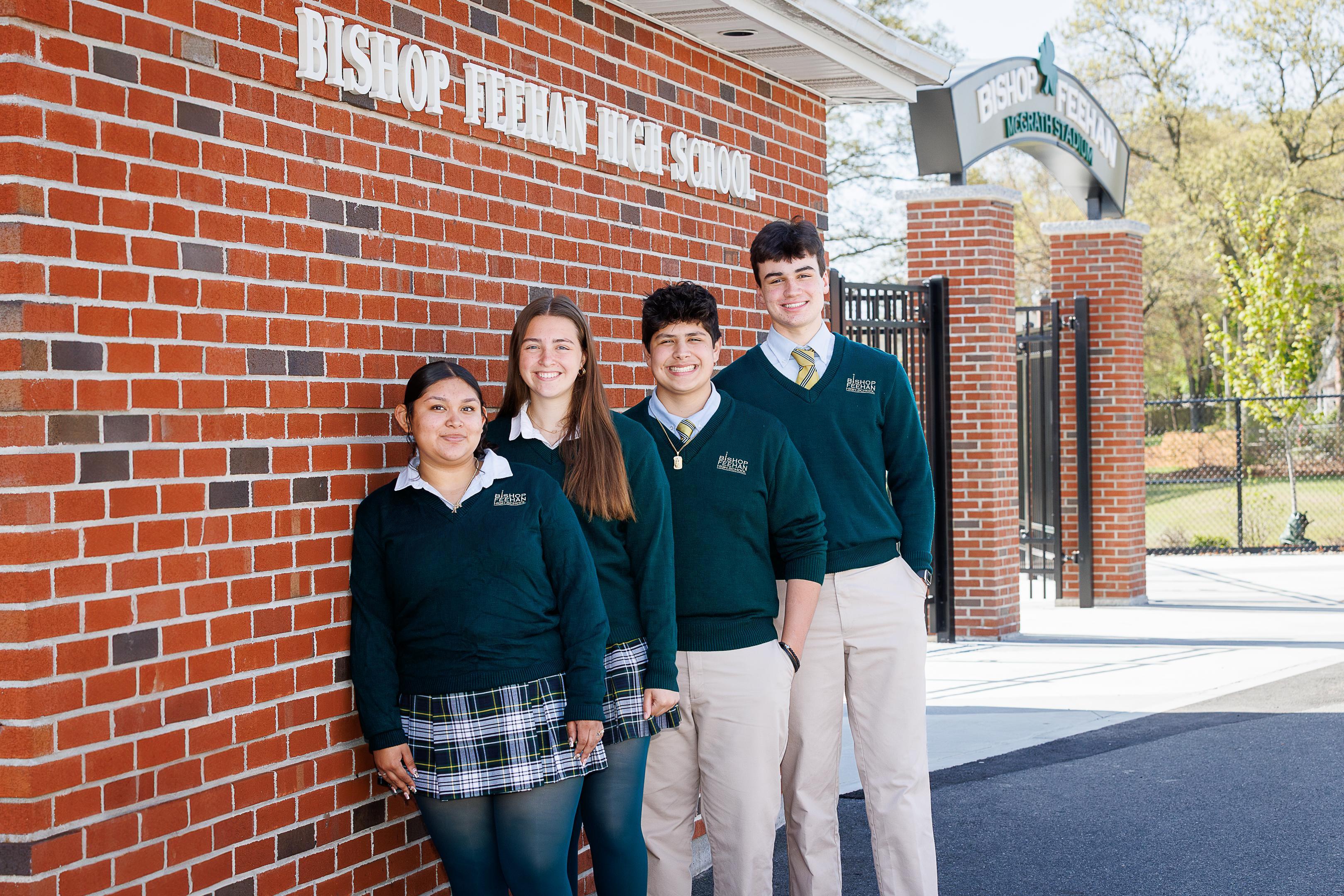 Students in front of McGrath Stadium