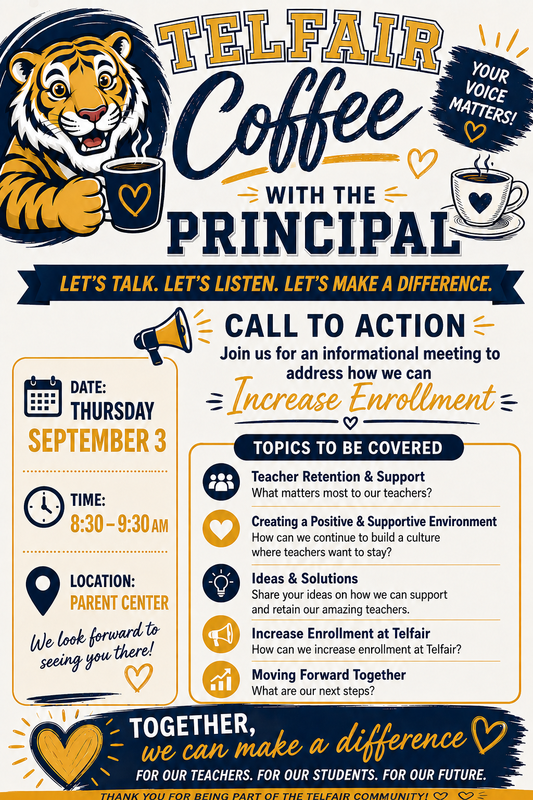 Coffee with the Principal flyer