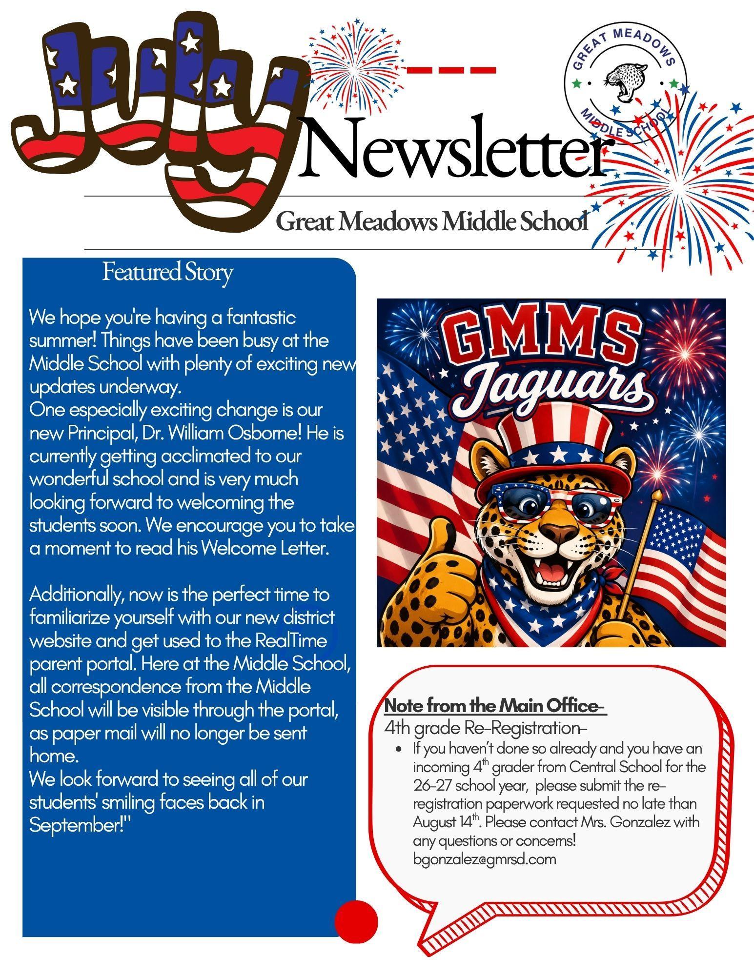 July Newsletter