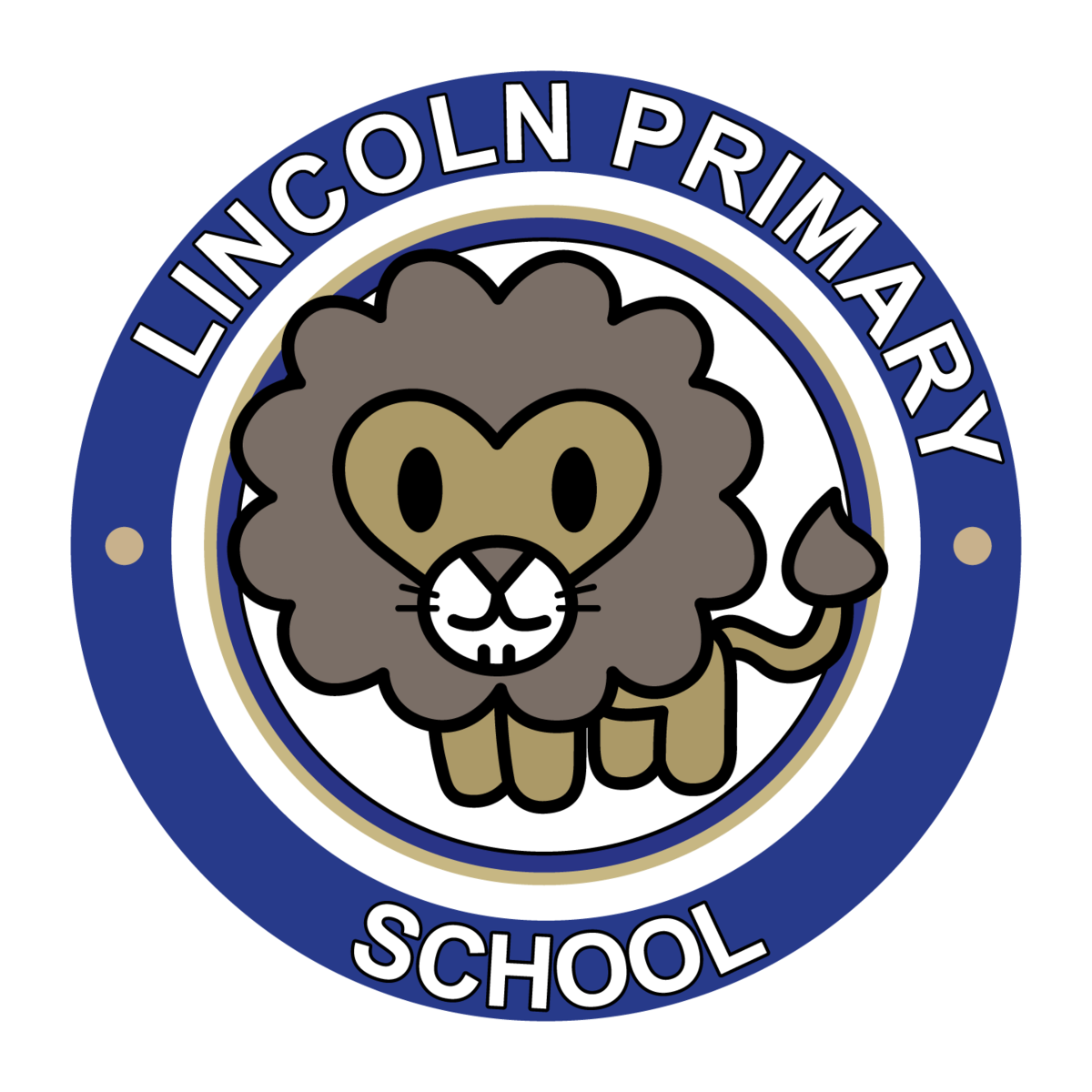 Lincoln primary school logo with text