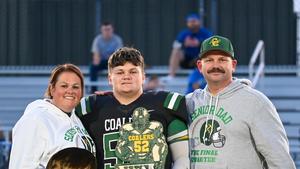 Coalers honor senior football player