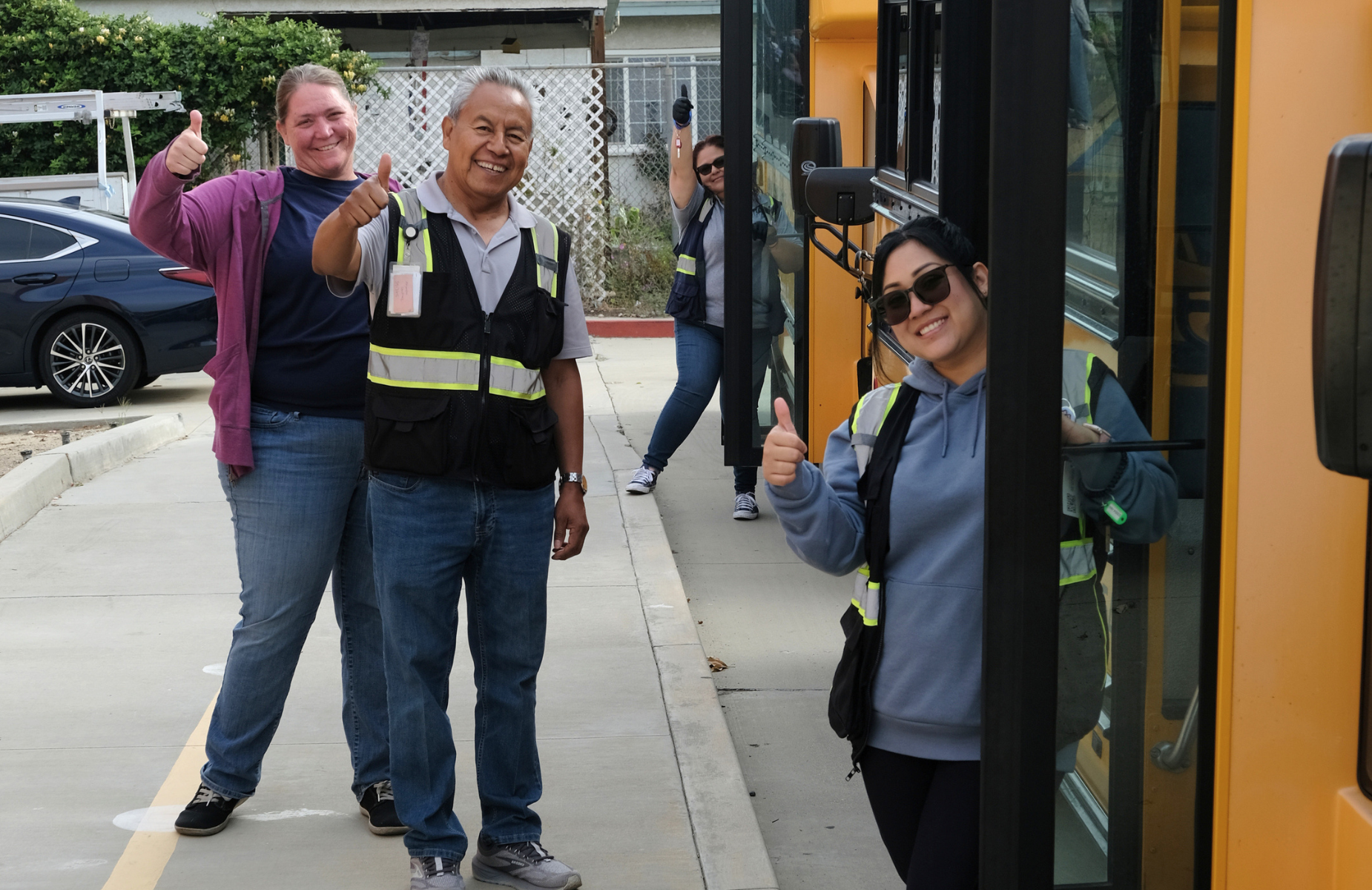 Summer School Bus Drivers - image for web banner shuffle