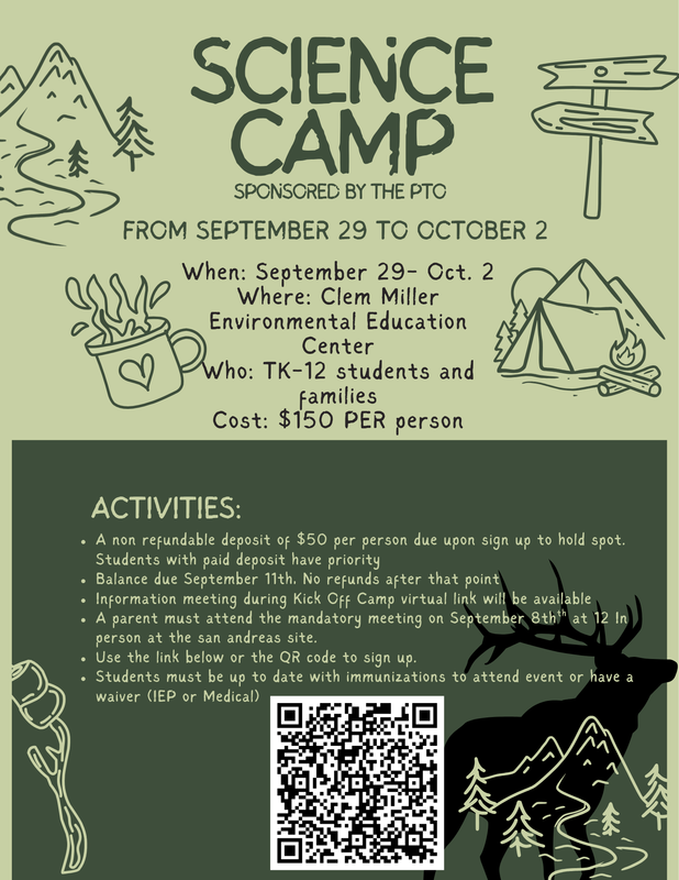 Science Camp Flyer