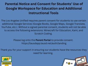 Parental Notice and Consent