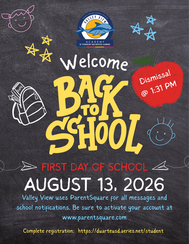 Back to School 2026-2027