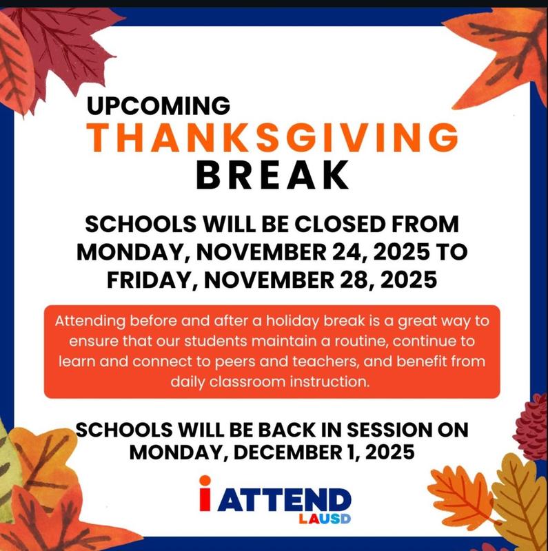 Thanksgiving Break Flyer